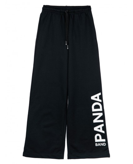 Брюки трикотажные для девочек черный