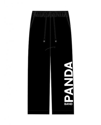 Брюки трикотажные для девочек черный