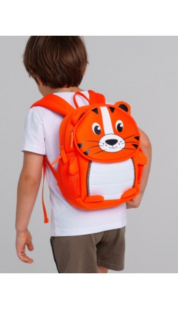 Рюкзак текстильный для мальчиков красный