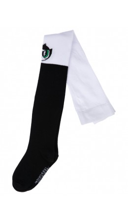 Колготки трикотажные для девочек белый,черный