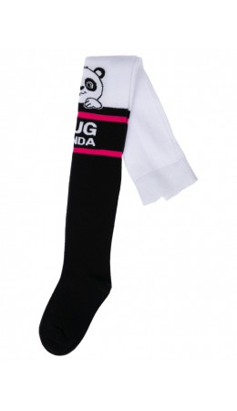 Колготки трикотажные для девочек белый,черный,розовый