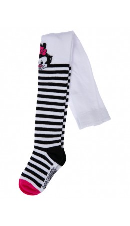 Колготки детские трикотажные для девочек белый,черный,розовый