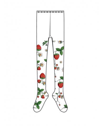 Колготки трикотажные для девочек белый