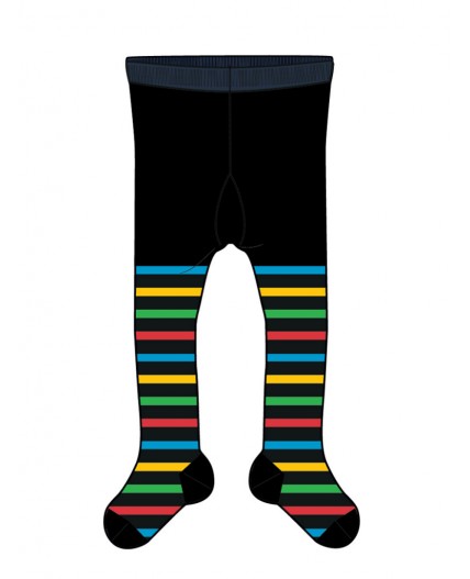 Колготки детские трикотажные для мальчиков черный