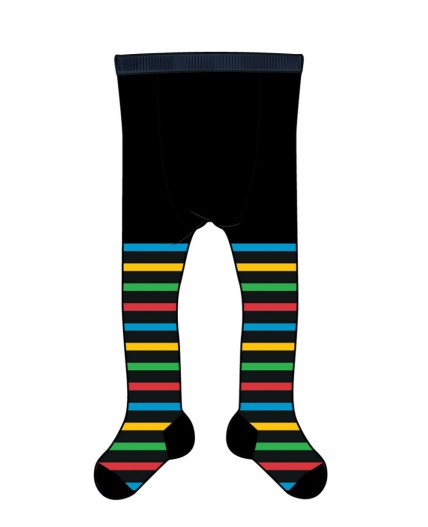 Колготки детские трикотажные для мальчиков черный