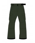 Брюки текстильные с полиуретановым покрытием для мальчиков темно-зеленый
