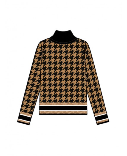 Джемпер трикотажный для девочек разноцветный