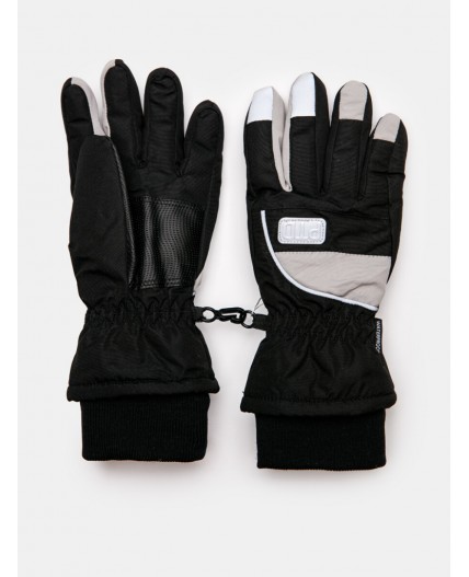 Перчатки текстильные для мальчиков черный