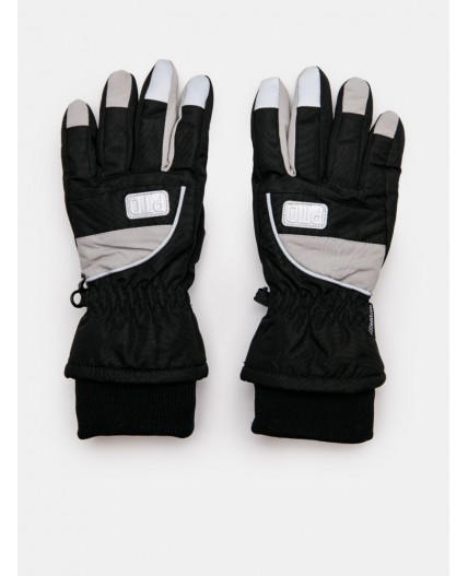 Перчатки текстильные для мальчиков черный