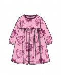 Платье детское трикотажное для девочек розовый