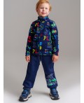 Куртка трикотажная для мальчиков разноцветный