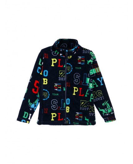 Куртка трикотажная для мальчиков разноцветный