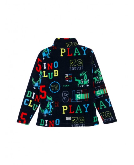 Куртка трикотажная для мальчиков разноцветный