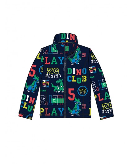 Куртка трикотажная для мальчиков разноцветный