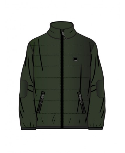 Куртка трикотажная для мальчиков темно-зеленый