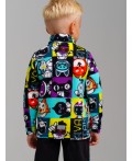 Куртка трикотажная для мальчиков разноцветный