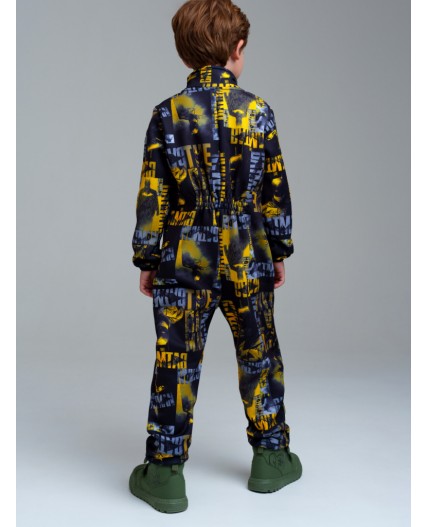 Комбинезон трикотажный для мальчиков разноцветный