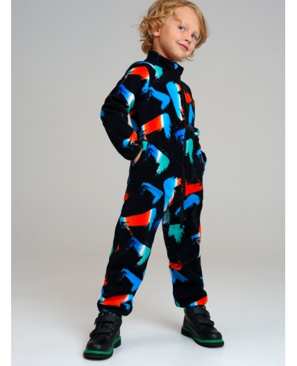 Комбинезон трикотажный для мальчиков разноцветный