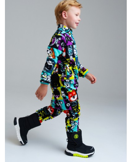 Комбинезон трикотажный для мальчиков разноцветный