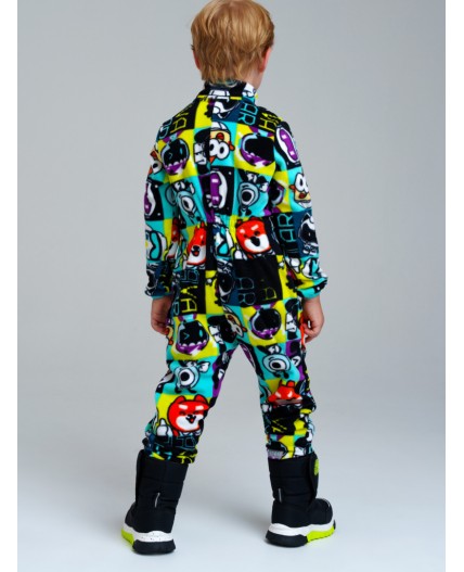 Комбинезон трикотажный для мальчиков разноцветный
