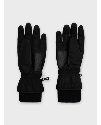 Перчатки текстильные для мальчиков черный