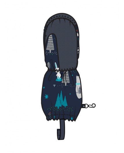 Варежки текстильные для мальчиков разноцветный