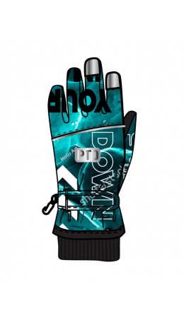 Перчатки текстильные для мальчиков разноцветный