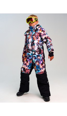 Комбинезон текстильный с полиуретановым покрытием для мальчиков разноцветный