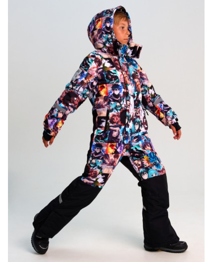 Комбинезон текстильный с полиуретановым покрытием для мальчиков разноцветный