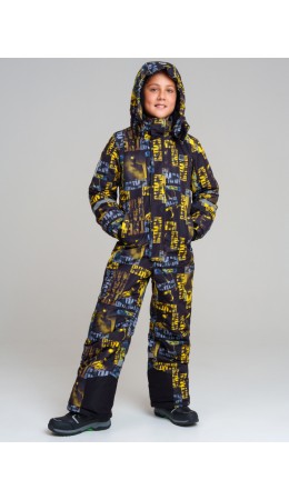 Комбинезон текстильный с полиуретановым покрытием для мальчиков разноцветный