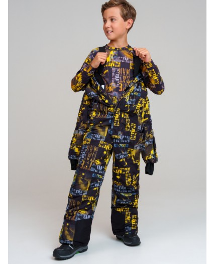 Комбинезон текстильный с полиуретановым покрытием для мальчиков разноцветный
