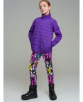 Куртка трикотажная для девочек сиреневый