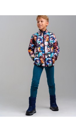 Брюки трикотажные для мальчиков (термо) для эпизодического использования синий