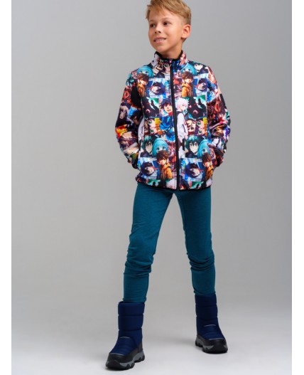 Брюки трикотажные для мальчиков (термо) для эпизодического использования синий