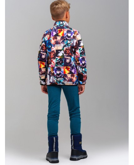 Брюки трикотажные для мальчиков (термо) для эпизодического использования синий