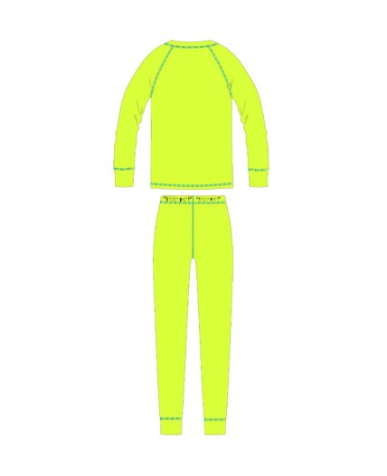 Термокомплект трикотажный для девочек: брюки, толстовка для эпизодического использования светло-зеленый