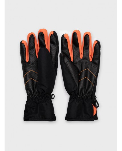 Перчатки текстильные для мальчиков черный