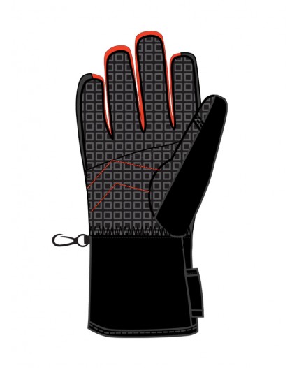 Перчатки текстильные для мальчиков черный