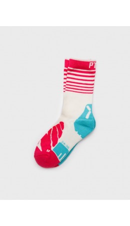 Термоноски трикотажные для девочек разноцветный