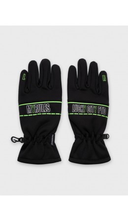 Перчатки текстильные для мальчиков разноцветный