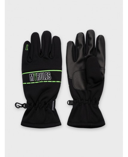 Перчатки текстильные для мальчиков разноцветный