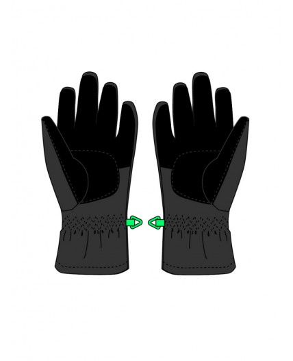 Перчатки текстильные для мальчиков разноцветный