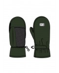 Варежки текстильные для мальчиков зеленый