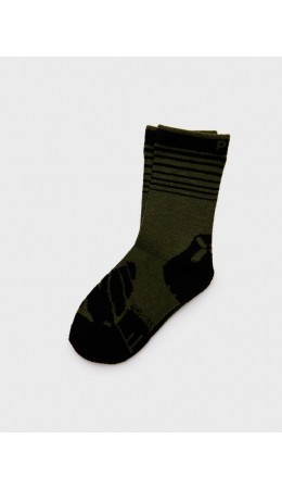 Термоноски трикотажные для мальчиков (средние) зеленый