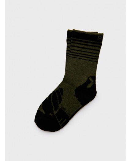 Термоноски трикотажные для мальчиков (средние) зеленый