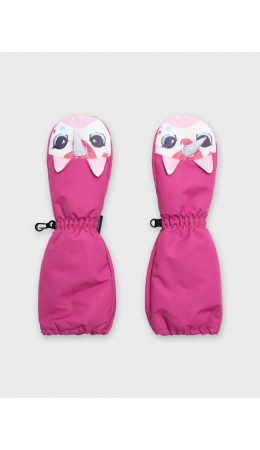 Краги текстильные для девочек разноцветный