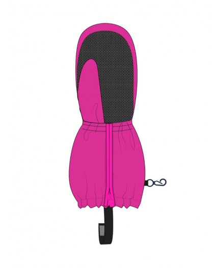 Краги текстильные для девочек разноцветный