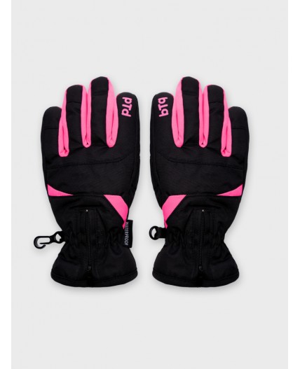 Перчатки текстильные для девочек разноцветный