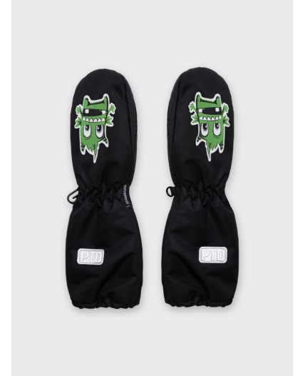 Варежки детские текстильные для мальчиков разноцветный