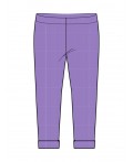 Рейтузы детские трикотажные для девочек сиреневый